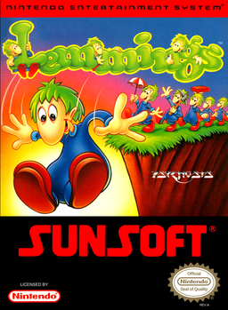 Lemmings (Europe) box art
